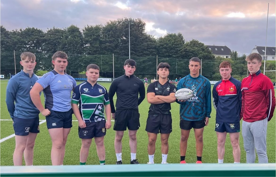 Equipo de rugby del colegio irlandés